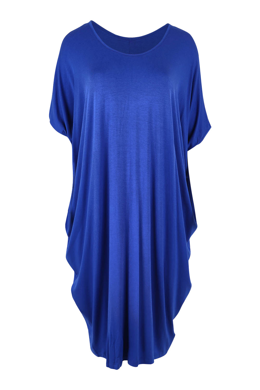 Product shot of the Maui Dress in colour Vividblue (Blue), from the front