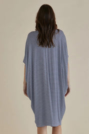 Maui Dress - Navywhite