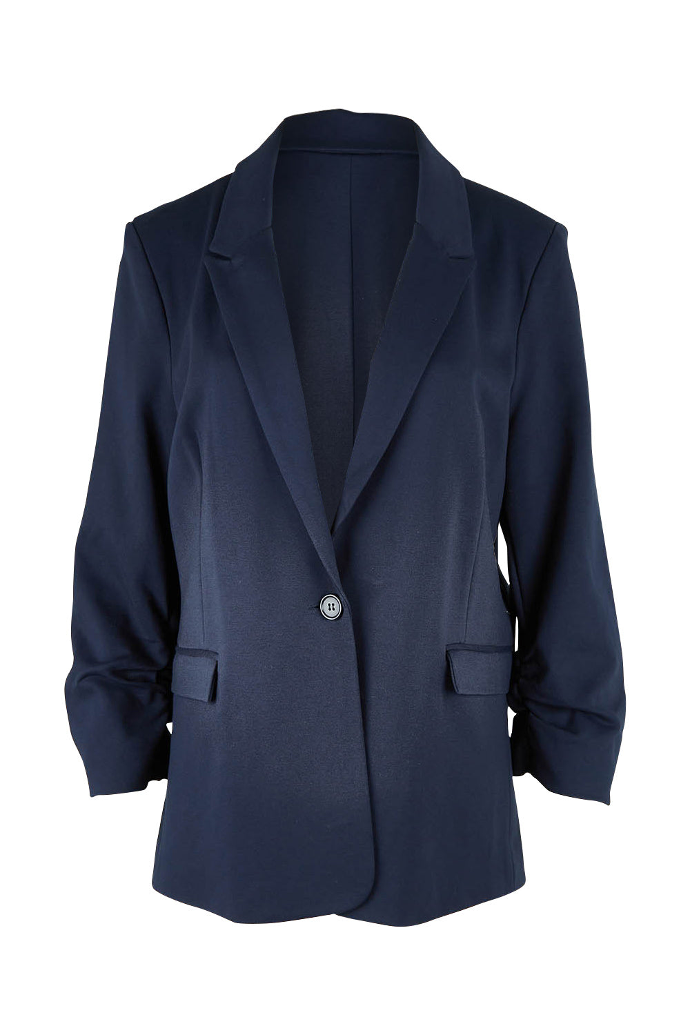 Product shot of the Merci Ponte Blazer in colour Peonynavy (Blue), from the front