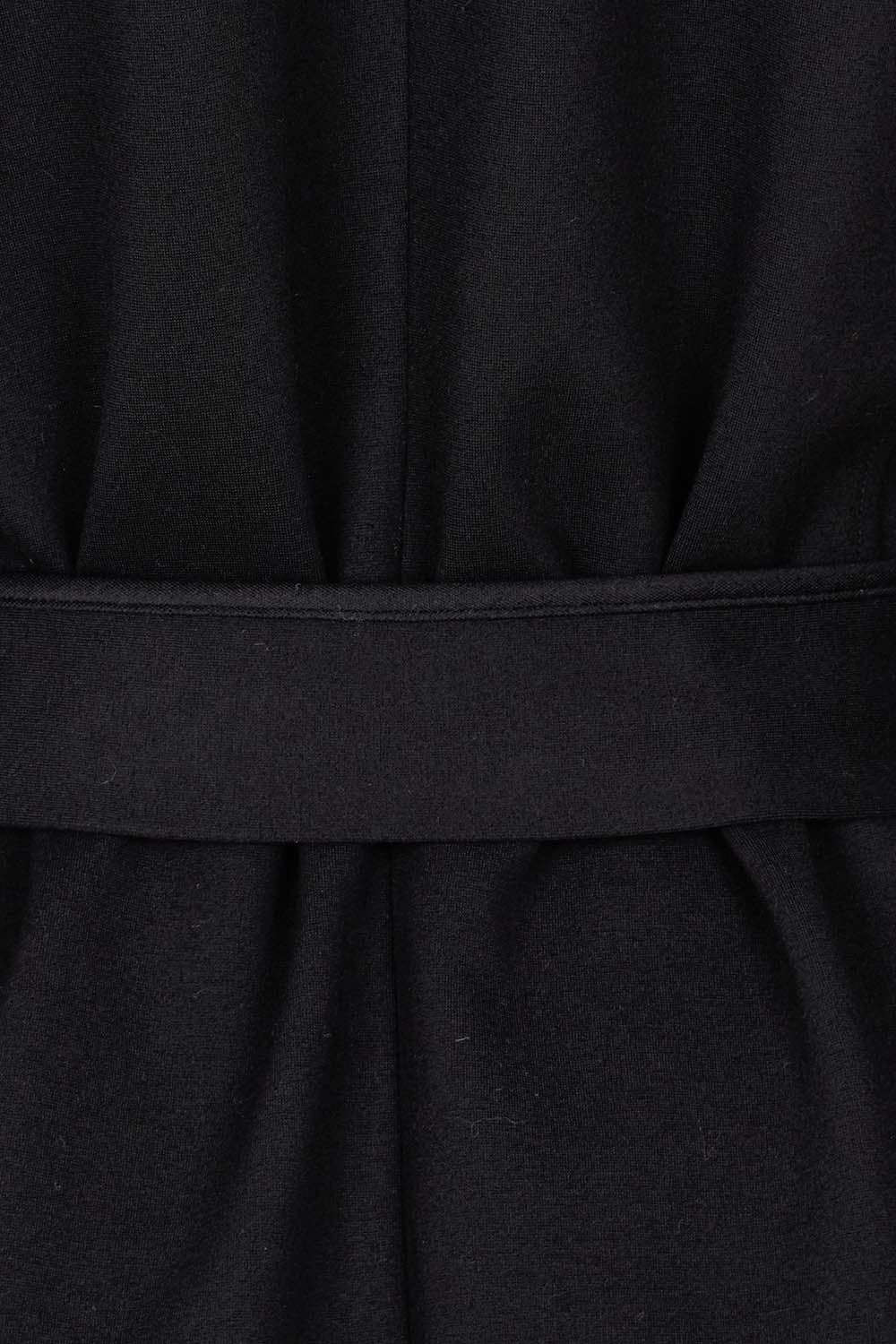 Product shot of the Gabriel Coat in colour Black (Black), detail
