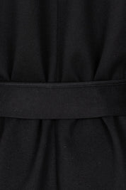 Product shot of the Gabriel Coat in colour Black (Black), detail