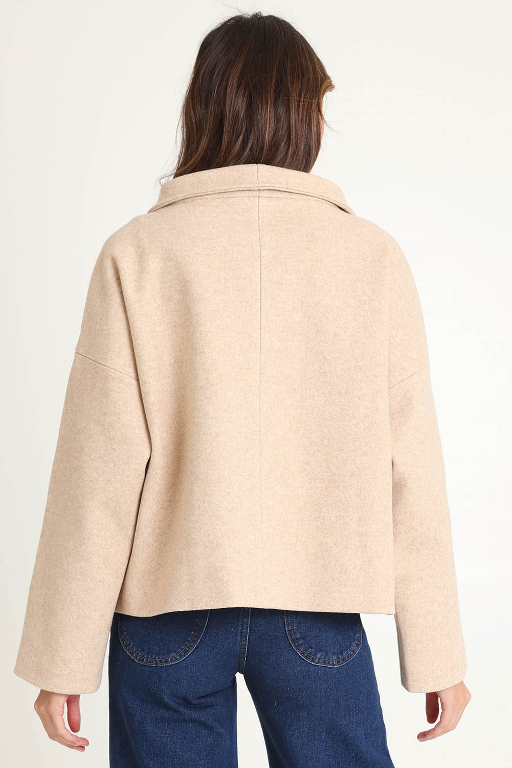 Prue Pea Coat – Cream