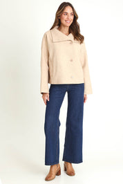 Prue Pea Coat – Cream