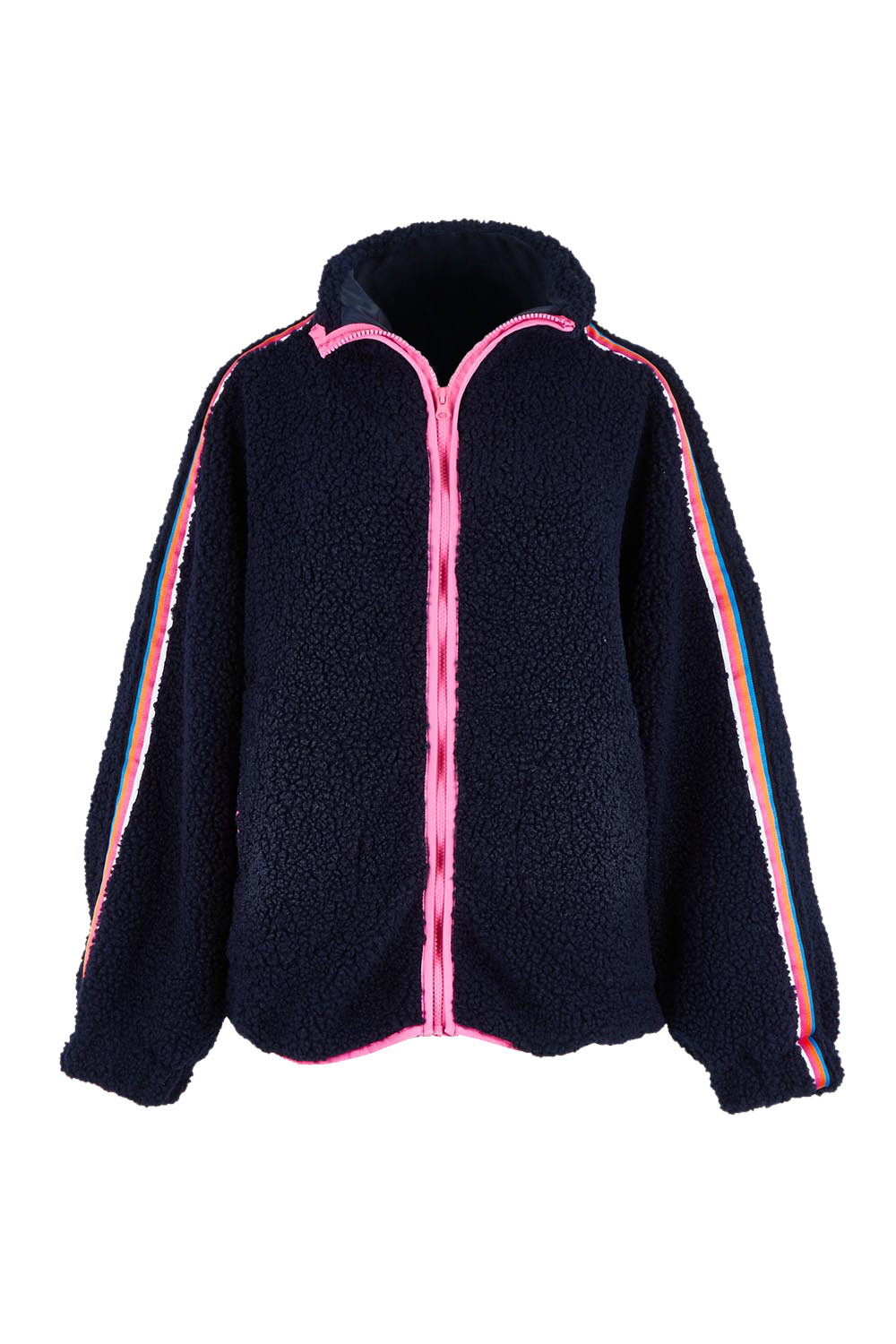 Aubrey Fleece Jacket – Navy