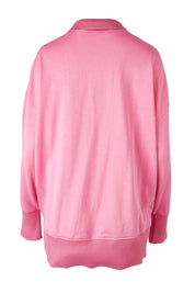 Product shot of the Sadie Sweat in colour Bpink (Pink), from the back