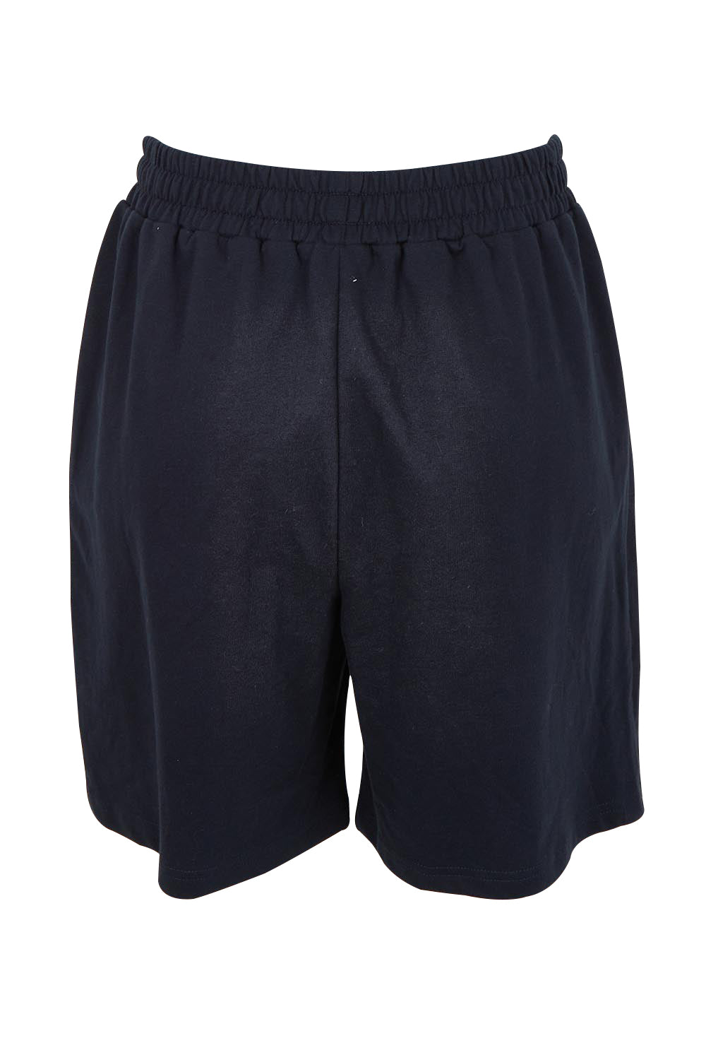 Product shot of the Harvard Cotton Short in colour Blue (Blue), from the back