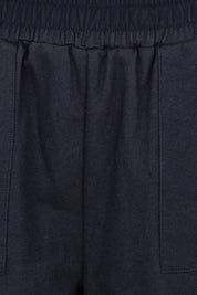 Product shot of the Harvard Cotton Short in colour Blue (Blue), detail