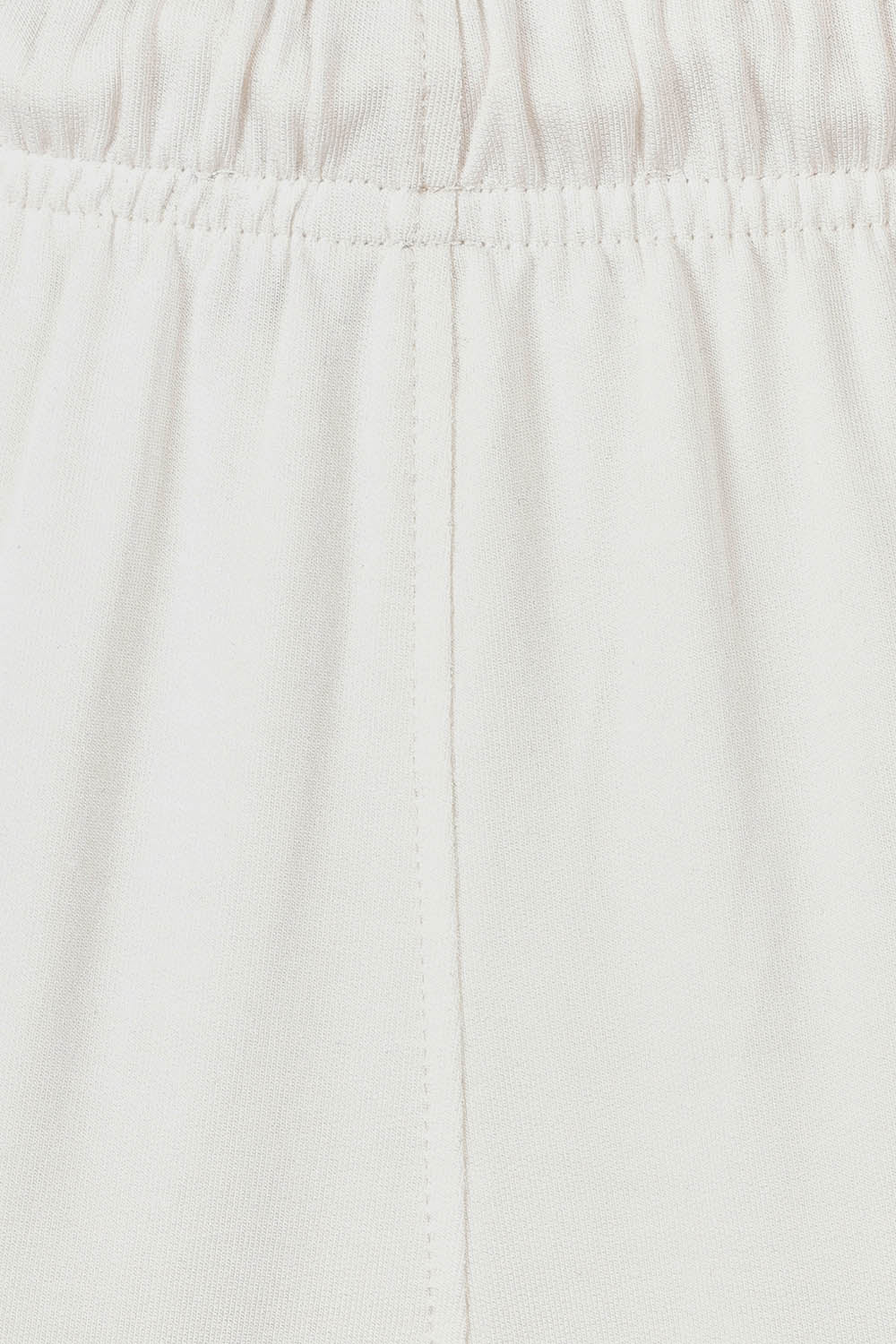 Product shot of the Evelyn Wide Leg Jogger in colour White (White), detail