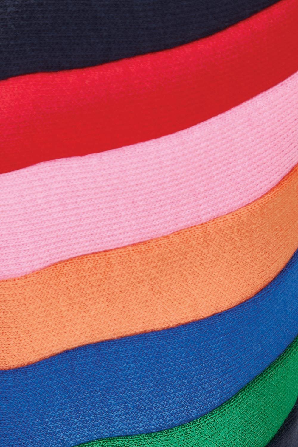 Product shot of the Davina Cotton Blend Jumper in colour Bluemulti (Blue), detail