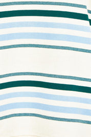 Product shot of the Easy Crew Cotton Sweat in colour Bluegreen (Blue), detail