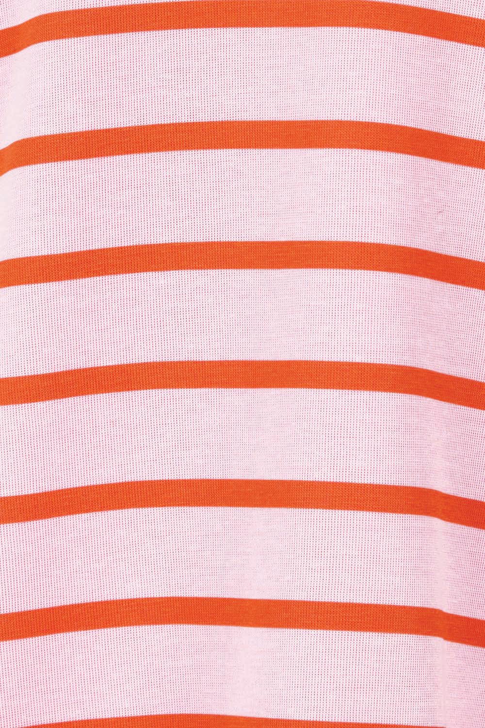 Product shot of the Easy Crew Cotton Sweat in colour Pinkorang (Pink), detail