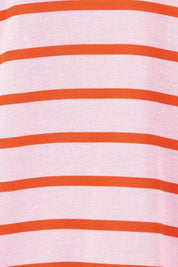 Product shot of the Easy Crew Cotton Sweat in colour Pinkorang (Pink), detail