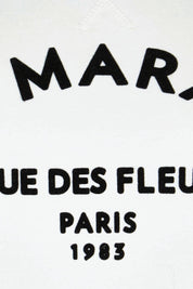 Product shot of the Marais Cotton Sweat in colour White (White), detail