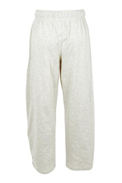 Product shot of the Barrel Leg Cotton Sweatpant in colour Greymarle (Grey), from the back