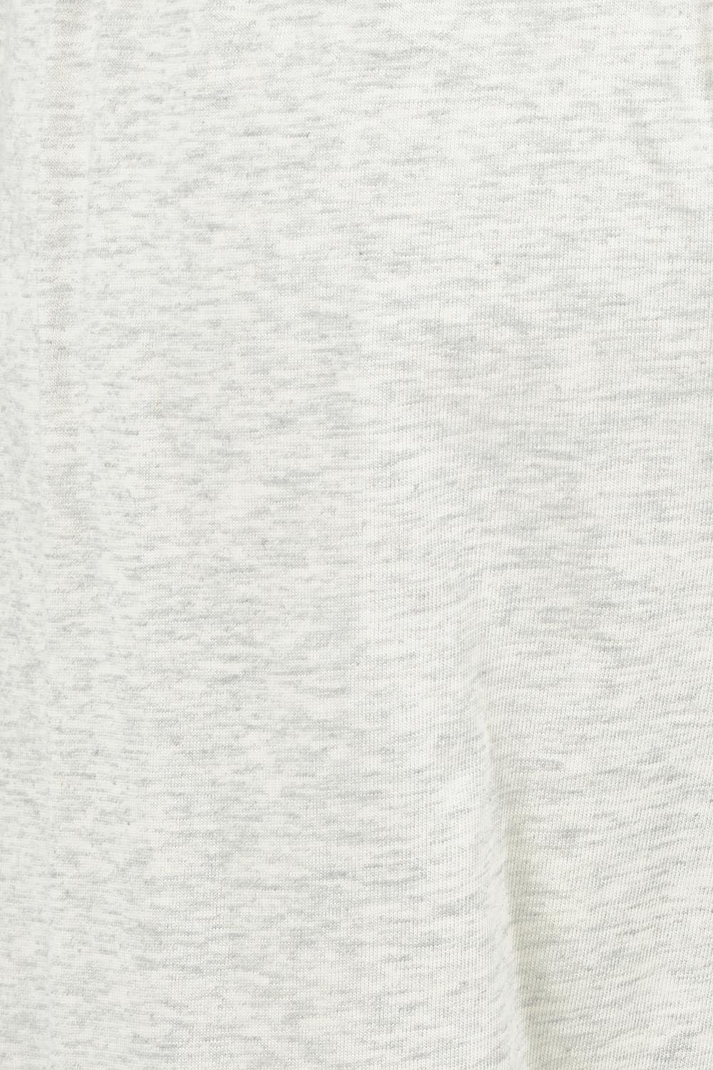 Product shot of the Barrel Leg Cotton Sweatpant in colour Greymarle (Grey), detail