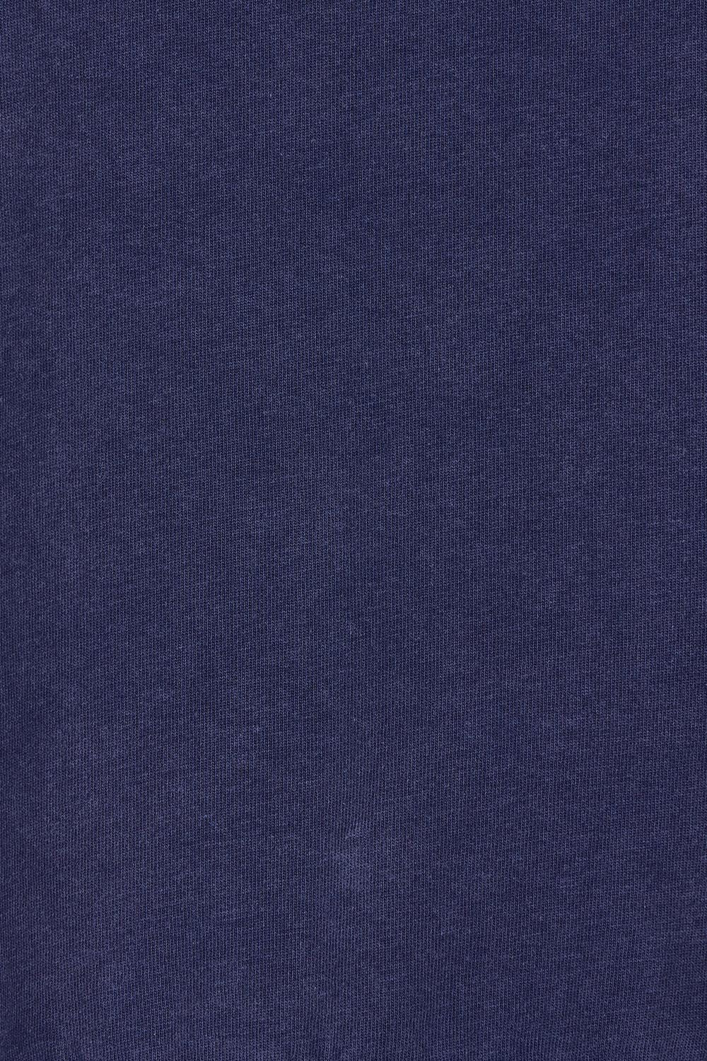 Product shot of the Iris Cotton Sweatshirt in colour Navy (Blue), detail