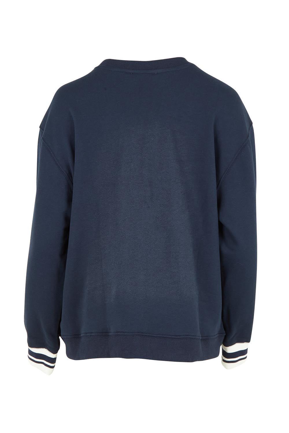 Stazie Cotton Sweatshirt – Navy