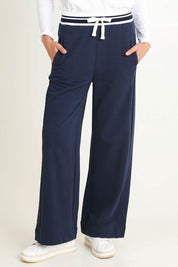 Rhiannon Cotton Trackpant – Navy