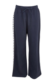 Saskia Cotton Blend Trackpant – Navy