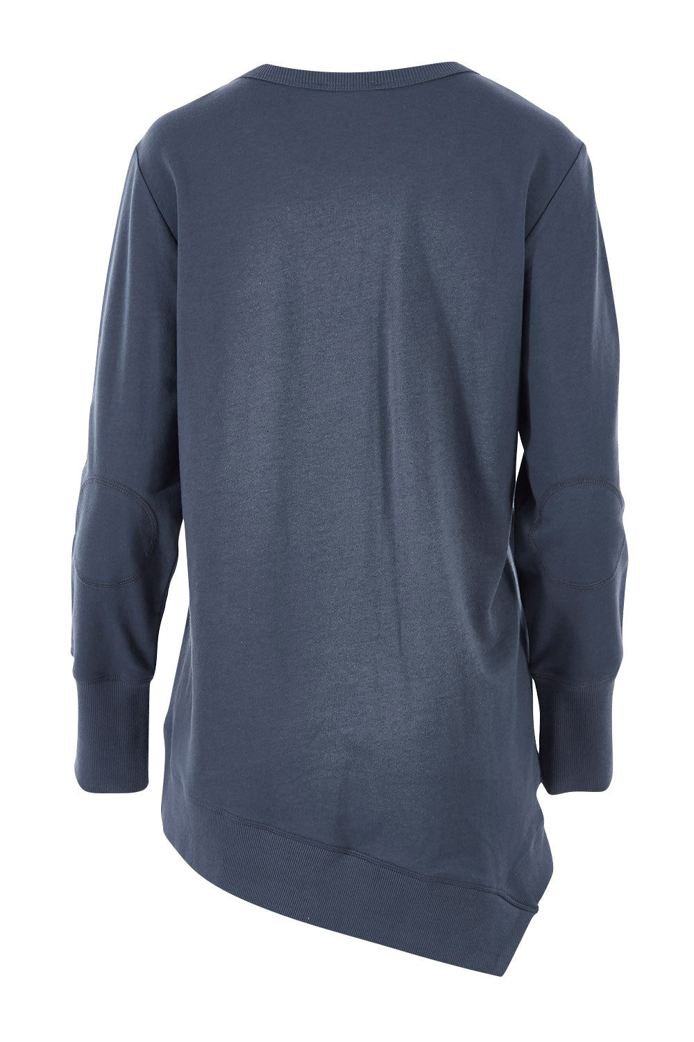 Product shot of the Dolly Sweat in colour Indiblue (Blue), from the back