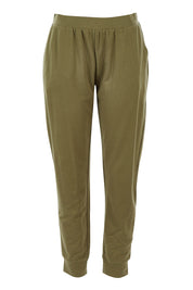 Product shot of the Lindsay Jogger in colour Khaki (Green), from the front