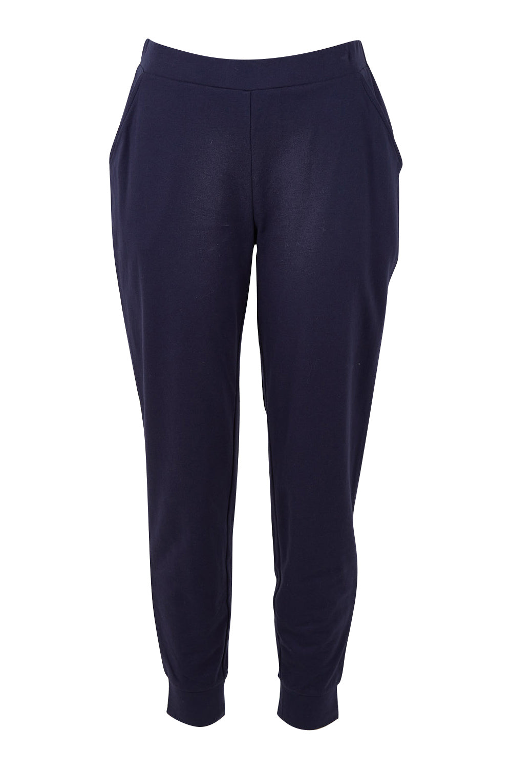 Product shot of the Lindsay Jogger in colour Navy (Blue), from the front