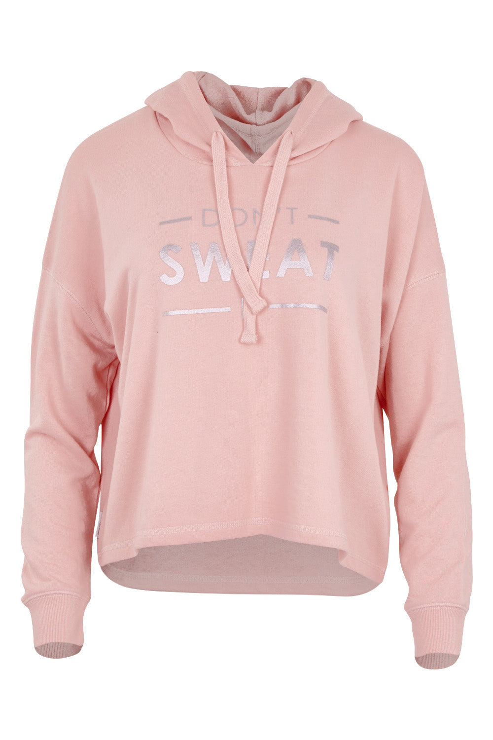 Product shot of the Oscar Hoodie in colour Blossom (Pink), from the front