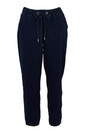 Product shot of the Brooks Jean in colour Darkblue (Blue), from the front
