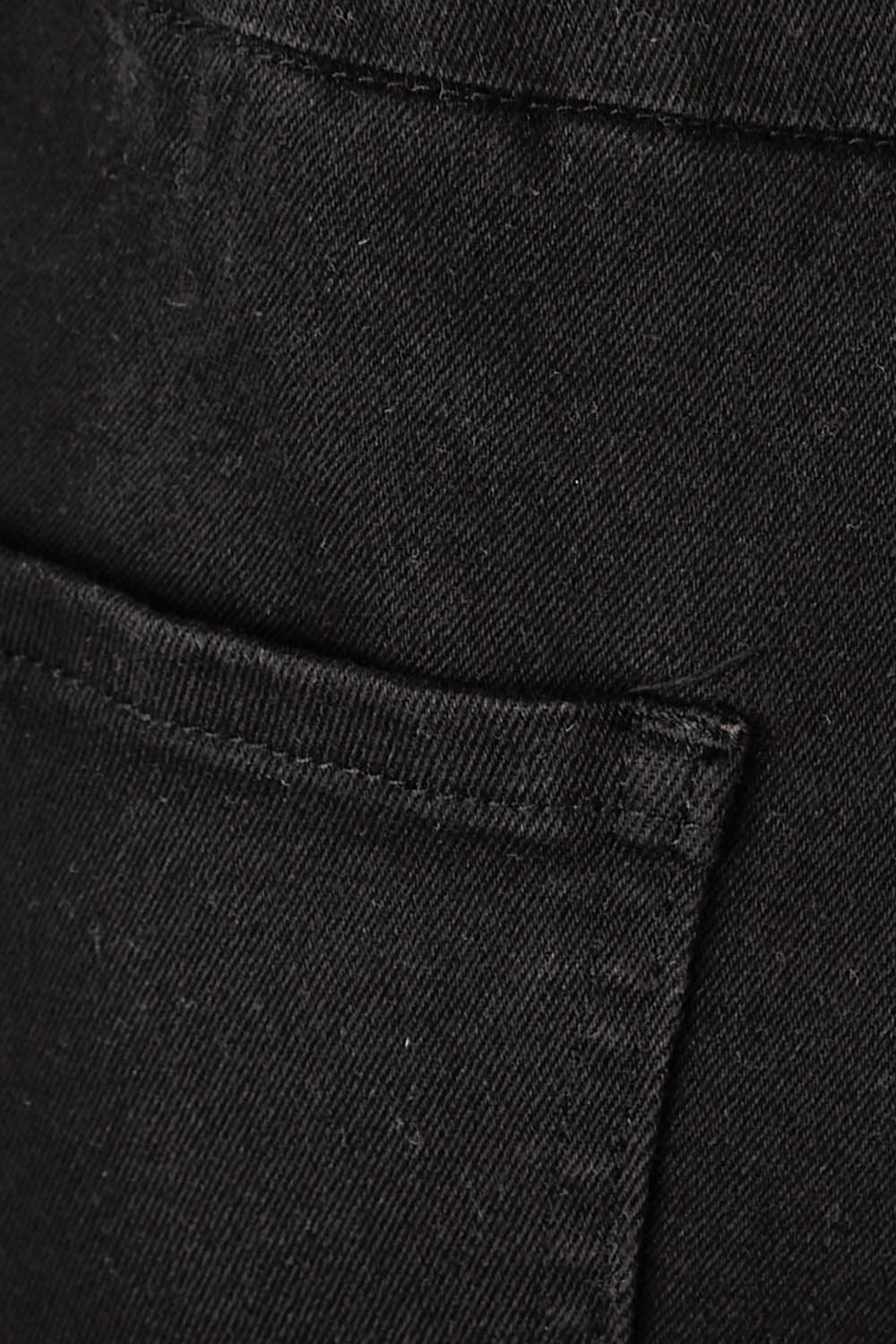 Product shot of the Nicola Bootleg Jean in colour Black (Black), detail