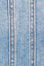 Product shot of the Reese Denim Shacket in colour Denim (Blue), detail