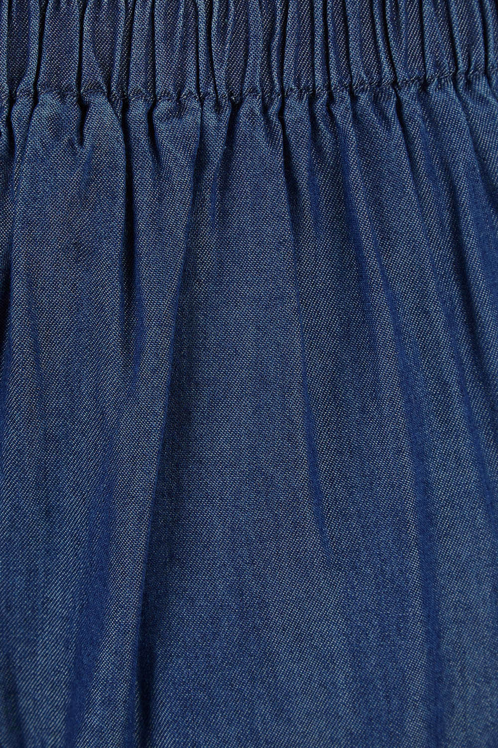Product shot of the Emily Pant in colour Bluehaze (Blue), detail