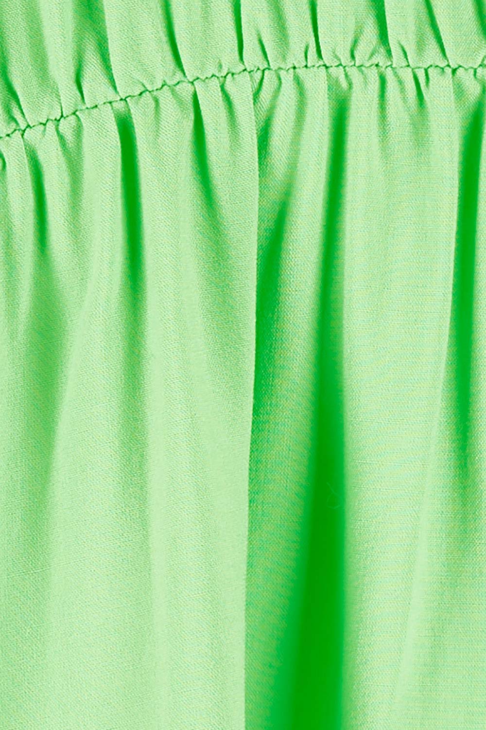 Product shot of the Sydney Smock Shirt in colour Green (Green), detail