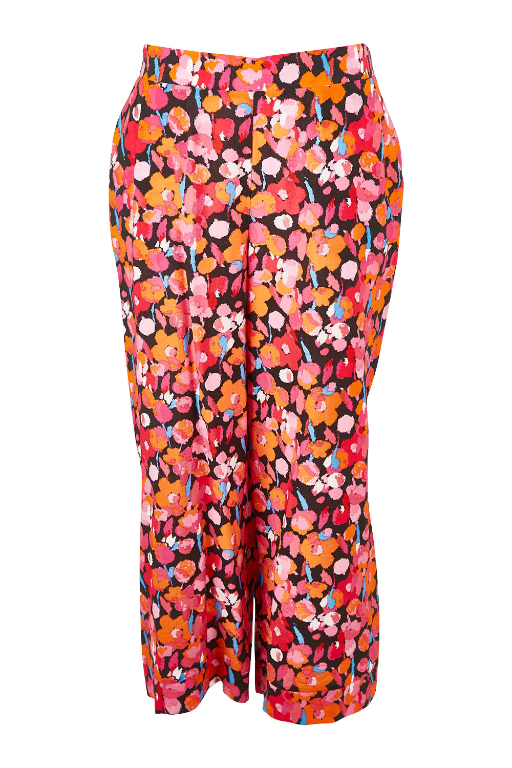 Product shot of the Sarah Pant in colour Brushflora (Pink), from the front
