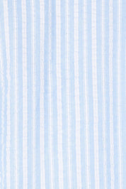 Product shot of the Hayley Dress in colour Blue, detail