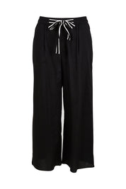 Product shot of the Lulu Pant in colour Black (Black), from the front