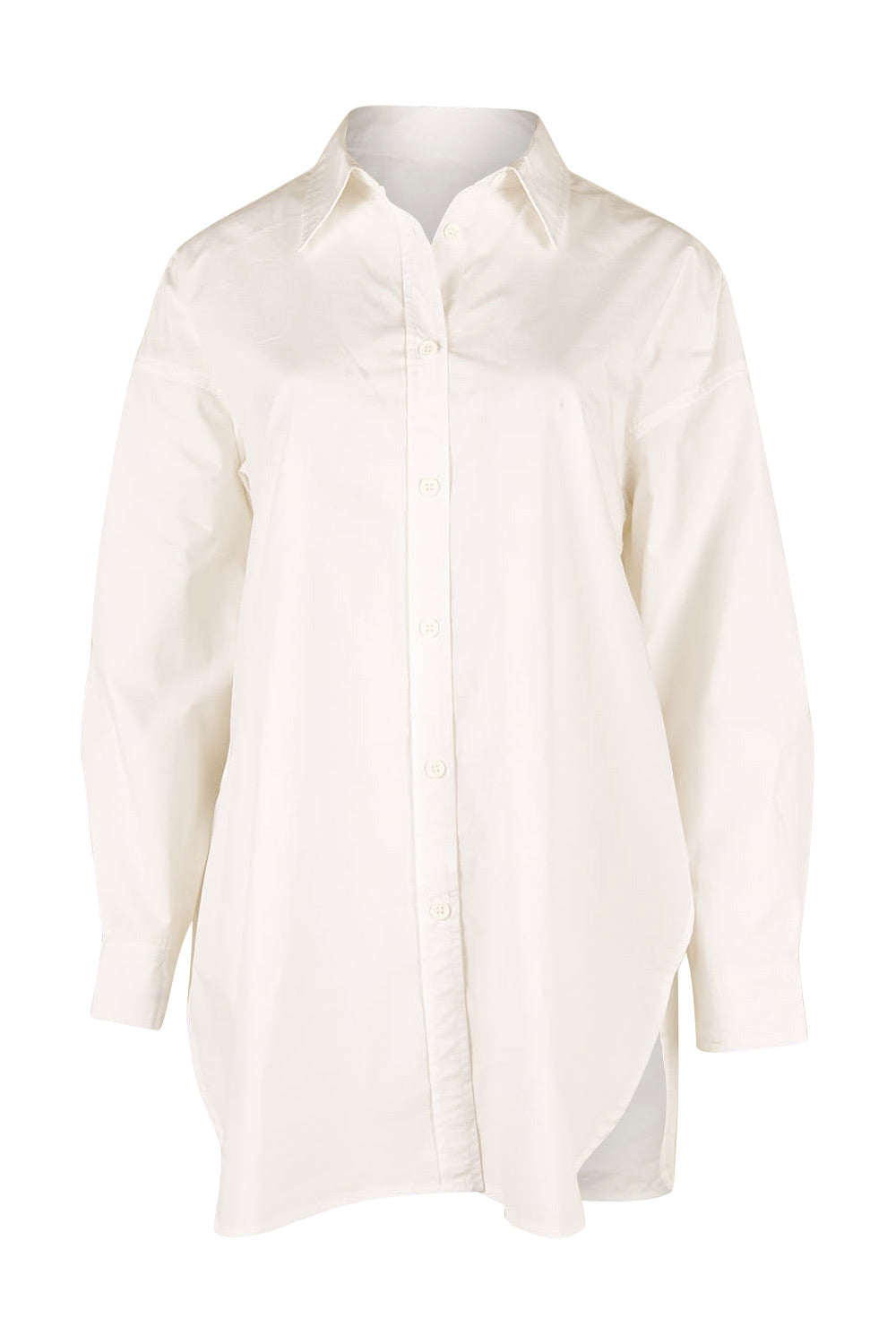 Product shot of the Cleo Shirt in colour White (White), from the front