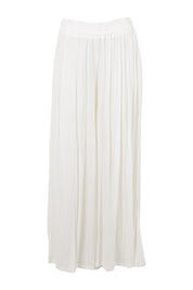 Product shot of the Renae Wide Leg Pants in colour White (White), from the front