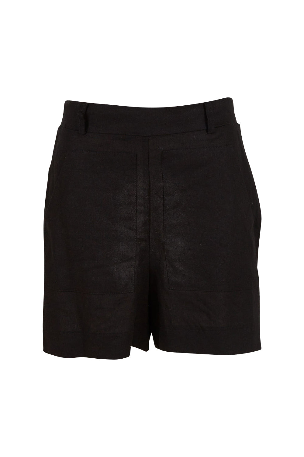 Preloved Naples Linen Short - Black