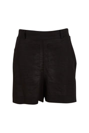 Preloved Naples Linen Short - Black
