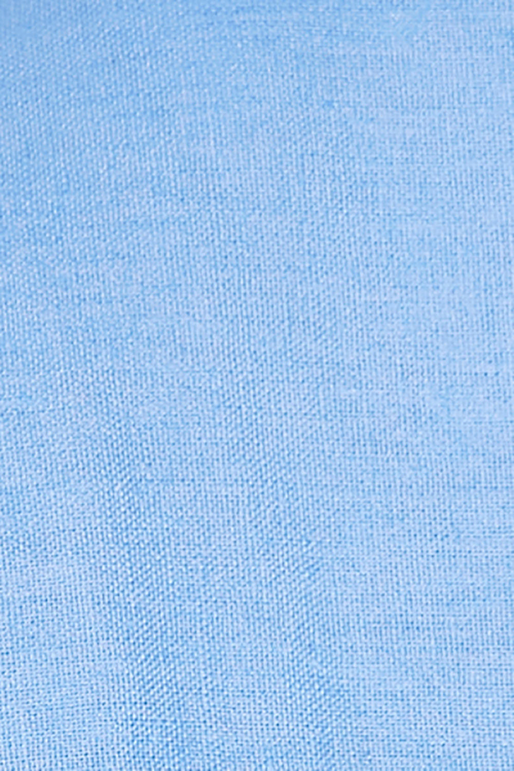 Product shot of the Catania Linen Shirt in colour Cornflower (Blue), detail