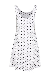Preloved Sicily Linen Dress - Polkadot