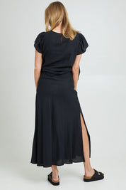 Preloved Saffron Skirt - Coal