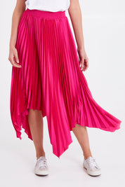Preloved Louis Pleated Skirt - Peonypink