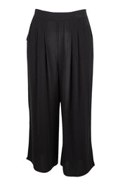 Product shot of the Olympia Pant in colour Black (Black), from the front