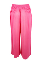 Product shot of the Olympia Pant in colour Frenchrose (Pink), from the back