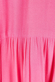 Product shot of the Port Douglas Dress in colour Frenchrose (Pink), detail