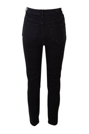 Product shot of the Betty Essential Jean in colour Black (Black), from the back