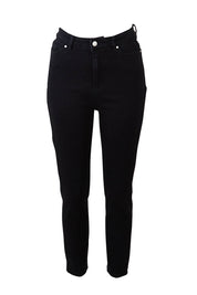 Product shot of the Betty Essential Jean in colour Black (Black), from the front