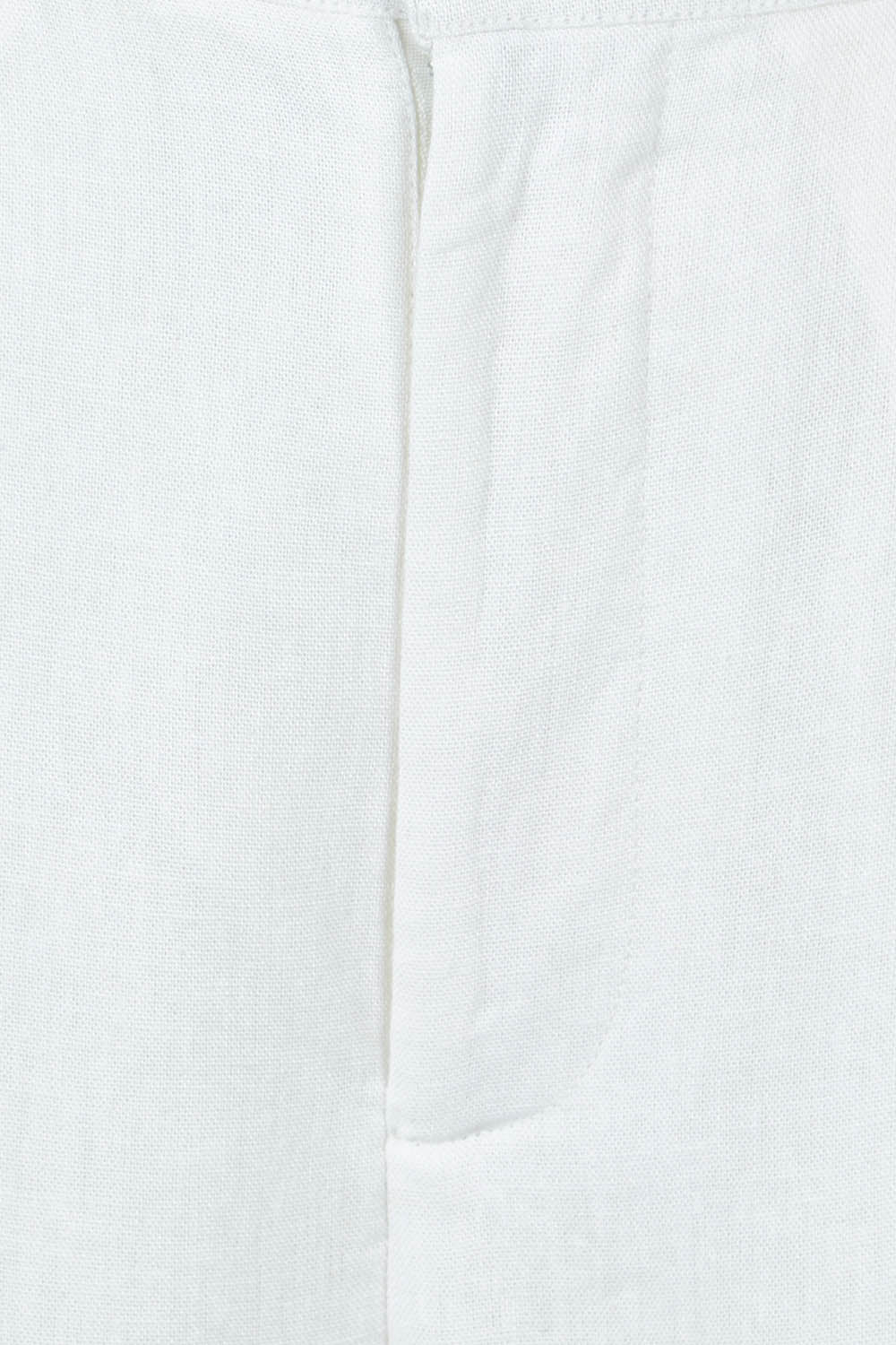 Product shot of the Aspen Linen Blend Palazzo Pant in colour White (White), detail
