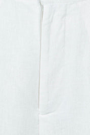 Product shot of the Aspen Linen Blend Palazzo Pant in colour White (White), detail